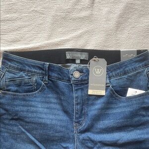 NWT Wit & Wisdom High Rise Dark Blue Jeans
